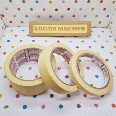 LAKBAN ISOLASI KERTAS (MASKING TAPE) - TEBAL KECIL