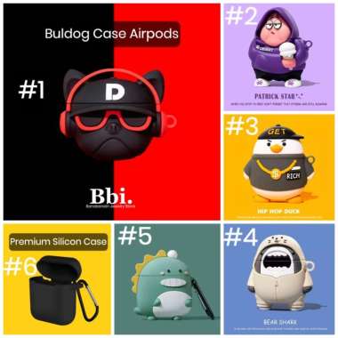 Case Airpods Gen 1 2 Pro Casing Apple Inpods Red BD IPREBD 6.BlackPremium Pro