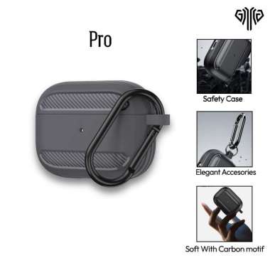 Case Airpods Pro Gen 1 2 Dark Motif Casing Apple Inpods IPCARBO Dark Pro