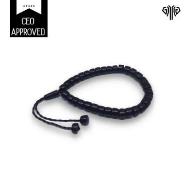Gelang tasbih kaukah kokka fuqoha hitam Gelang kayu Marjan