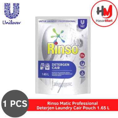 Promo Harga Rinso Detergent Matic Liquid Professional 1650 ml - Blibli