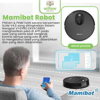 Vacuum Cleaner - Mamibot Robot BLACK