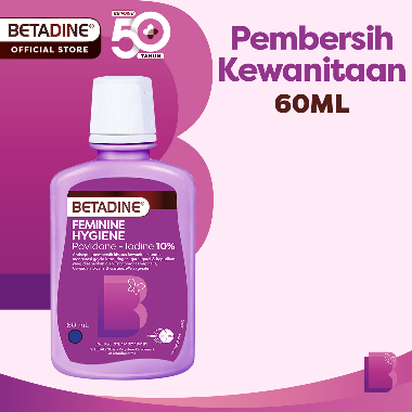 BETADINE FEMININE HYGIENE Pembersih Kewanitaan (60ml)