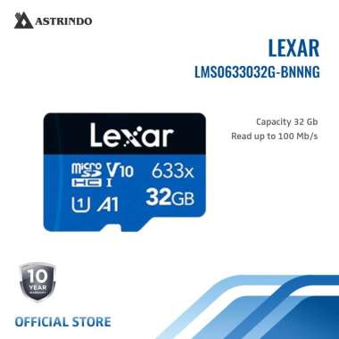 Lexar MicroSD Card 32GB/100Mbs - LMS0633032G-BNNNG