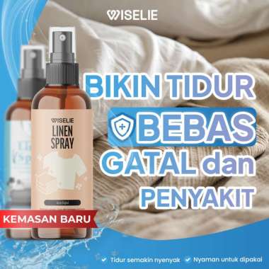 Linen Spray Organik Semprotan Linen 60ML Organik Pembasmi Tungau Anti Kutu Kasur Anti Bacterial Anti