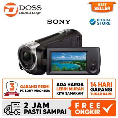 DOSS SONY HDR-CX405 HD Handycam [Garansi Resmi] BLACK