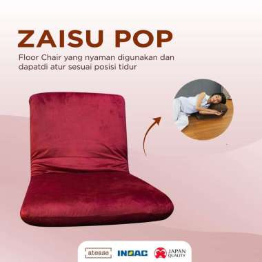ATEASE Zaisu Pop Sofa Lipat Merah