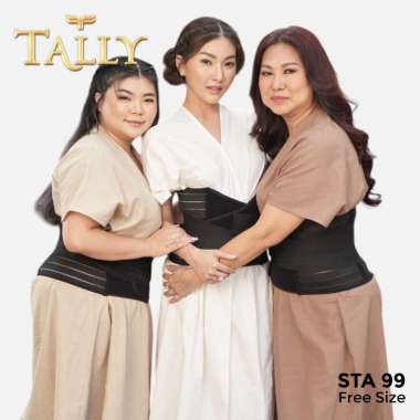 TALLY Corset Muat Hingga 100kg Pengecil Perut Stagen Korset Pasca Melahirkan XXL JUMBO Sta 99 XXL (u