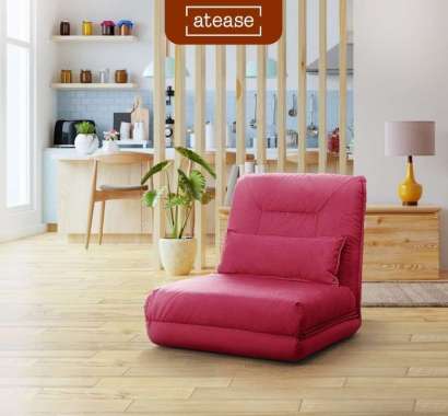 ATEASE FLOOR CHAIR KURSI SOFA LIPAT Merah