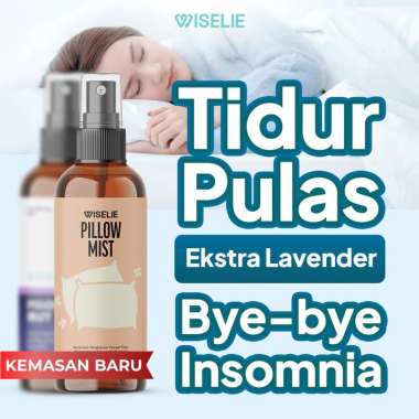 Pillow Mist Aromatherapy Deep Sleep Aid Bed Fabric Linen Room Mist Spray PULAS by Wiselie Indonesia