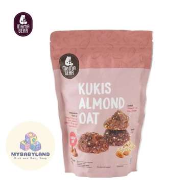 Mama Bear Kukis Almond Oat / MamaBear Cookies Almond Oat | Pelancar ASI | ASI Booster Choco Chip