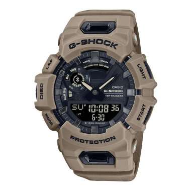 Jam Tangan Pria Casio G-Shock GBA-900UU-5ADR Digital Analog Dial Brown Sand Resin Band Coklat