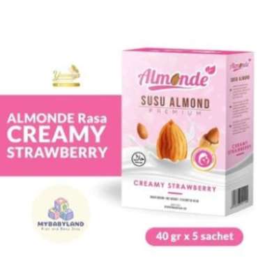 ALMONDE PREMIUM ALMOND Susu Almond Milk Yummys | Asi Booster | Untuk Program Hamil Hingga Usia Keham