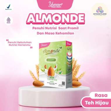 ALMONDE PREMIUM ALMOND Susu Almond Milk Yummys | Asi Booster | Untuk Program Hamil Hingga Usia Keham