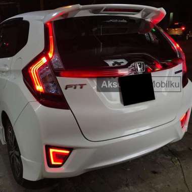 Led Bumper Jazz Gk5 14 - 18 3 Fungsi Lampu Reflector HITAM H