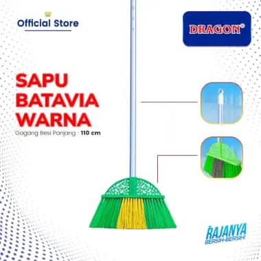 DRAGON Sapu Batavia Warna 110 Cm Alat Pembersih Lantai Serbaguna SP170