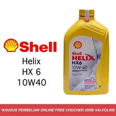 Shell HX6 10W40 Oli Mesin Bensin [1 L]