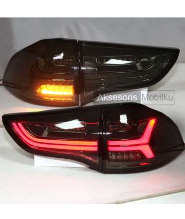 Stoplamp Pajero Sport Audi 09-15 Led Bar Lampu Belakang Smoke