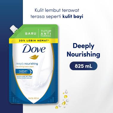 Promo Harga Dove Body Wash Deeply Nourishing 850 ml - Blibli