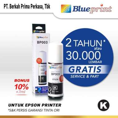 Blueprint 003 Tinta Printer Refill for Epson [72 mL/ 4 Warna] Merah
