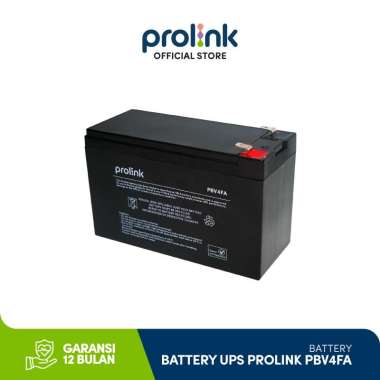 Prolink Baterai UPS [12V/ 8.2AH/ UPS/ VRLA] Hitam - Hitam