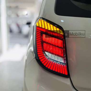 Stoplamp Agya Welcome Light Ayla Led Bar Dragon Style Smoke