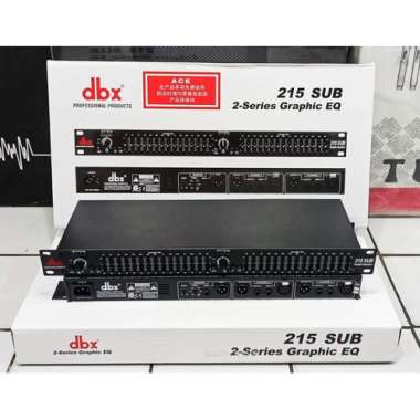 Equalizer dbx eqx215 eqx 215 plus subwoofer equaliser dbx 215 dus putih