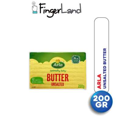 ARLA Butter Unsalted 200 gram Mentega Tawar