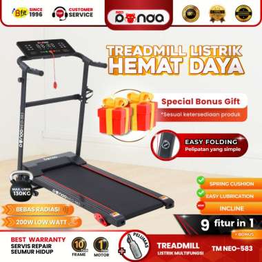 Treadmill REDPANDA Elektrik NEO-583M Multifungsi Murah Listrik Lipat Portable Low Watt Fitness Gym M