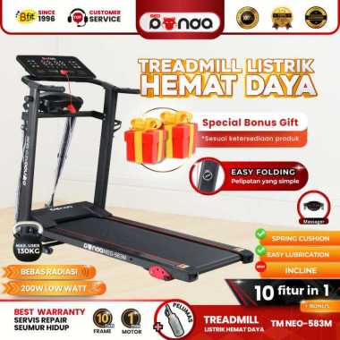 Treadmill REDPANDA Elektrik NEO-583M Multifungsi Murah Listrik Lipat Portable Low Watt Fitness Gym M