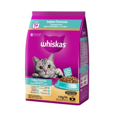 Whiskas Adult Indoor 1.1kg - Makanan Kucing Dewasa Indoor Rumahan