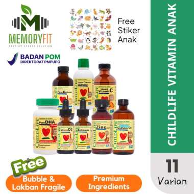 CHILDLIFE VITAMIN ANAK SUPPLEMENT MINERAL DHA CHILDREN CHILD LIFE PURE DHA