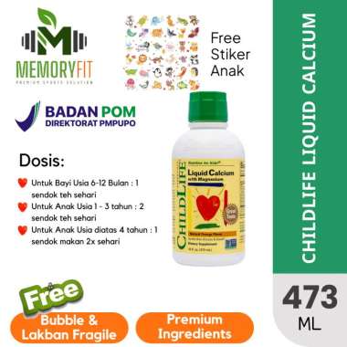 ‌CHILDLIFE Liquid Calcium Vitamin Anak Suplemen Child Life D3