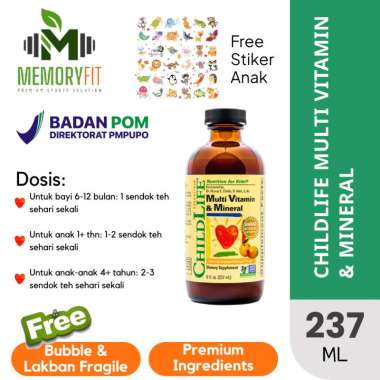 CHILDLIFE Multivitamin Vitamin Anak Suplemen Child Life Zinc plus