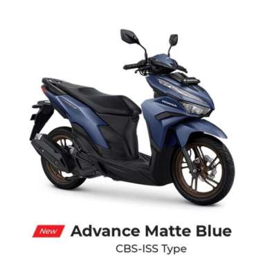 Honda New Vario 125 eSP CBS ISS + Alarm & Answer Back [JABODETABEK] Sepeda Motor No Matte Blue Tange