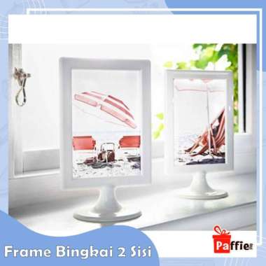 Frame Bingkai Foto 2 Sisi Photo Pigura Dekorasi Interior Vintage Rumah