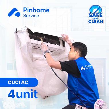 Pinhome - Jasa Cuci AC - 4 Unit