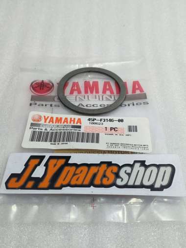 WASHER OIL SEAL RING SHOCK SHOK SOK DEPAN BYSON KARBU FI R25 MT25 LAMA ORIGINAL YGP 45P-F3146-00
