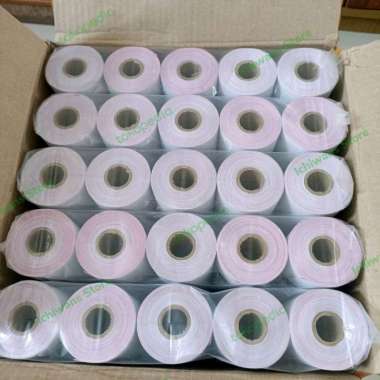 Kertas struk 58x48 mm hvs 1 ply /print kasir/paper roll kalkulator
