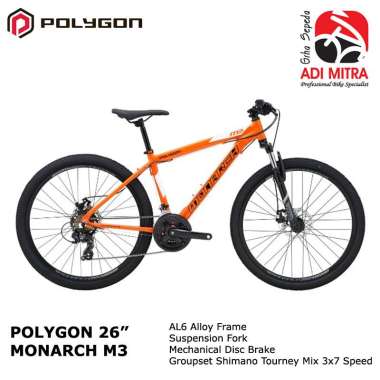 Polygon Monarch M3 Sepeda MTB [26 Inch] Tosca