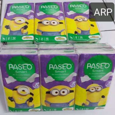 tisu paseo hanky ParfuM 12sheets Minion/tisu paseo parfum 12sheets Minion/tisu wajah/tisu paseo keci