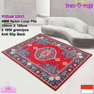Tren-D-rugs Karpet lantai digital print persia permadani bulu kamar tidur ruang tamu modern minimali