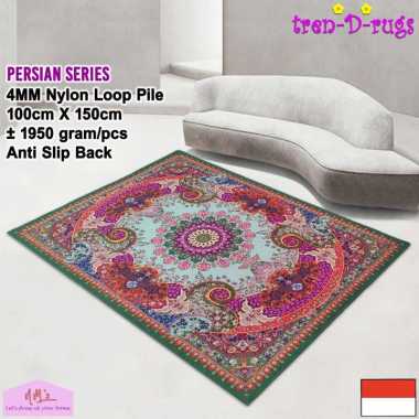Tren-D-rugs Karpet lantai digital print persia permadani bulu kamar tidur ruang tamu modern minimali