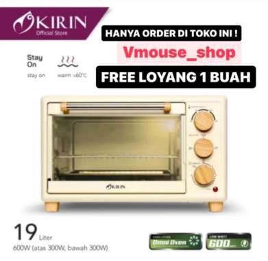 OVEN KIRIN KBO 190 LOW WATT - OVEN 19L - OVEN LISTRIK KIRIN 19 LITER - PEMANGGANG KIRIN 190 LW - OVE