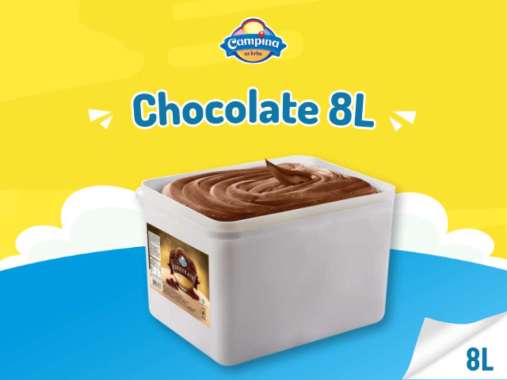 Promo Harga Campina Ice Cream Chocolate 8000 ml - Blibli