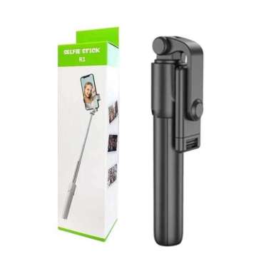Tongsis Bluetooth LED R1S 3in1 Remote Selfie Tongsis Tripod Bluetooth R1 (NON LED)