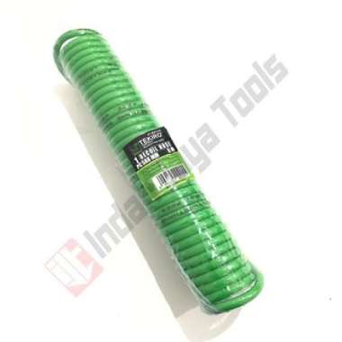 TEKIRO Recoil Hose 6 Meter - Selang Angin Kompresor Spiral Hijau