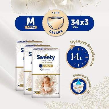 Promo Harga Sweety Gold Pants M34 34 pcs - Blibli