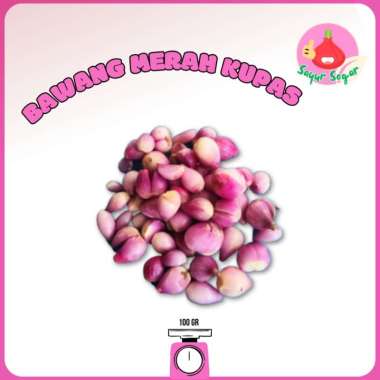 Bawang Merah Kupas Bersih Bawang Kupas 100gr