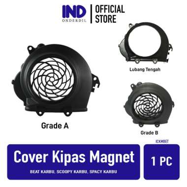 Cover Kipas Magnet Spiner Honda Beat Karbu & Scoopy Karbu & Spacy Karbu Penutup Tutup Tameng Pelindu